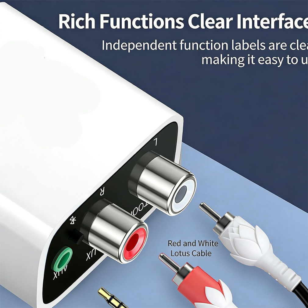 Bluetooth Adapter Receiver - Receptor y transmisor de Audio inalámbrico
