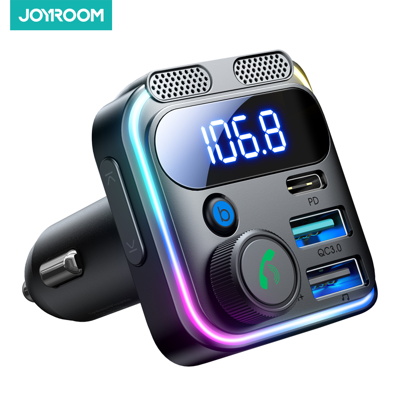 Bluetooth Adapter Receiver - JOYROOM Bluetooth 5,3 transmisor FM para