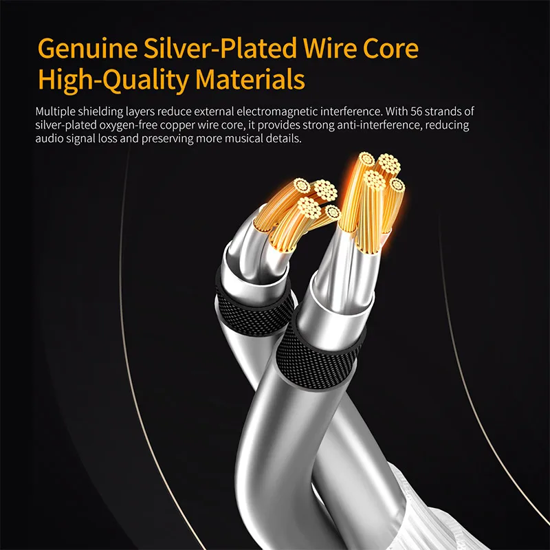Cable para Auriculares KZ OFC  - Wired Earphone Mic reseña y precio
