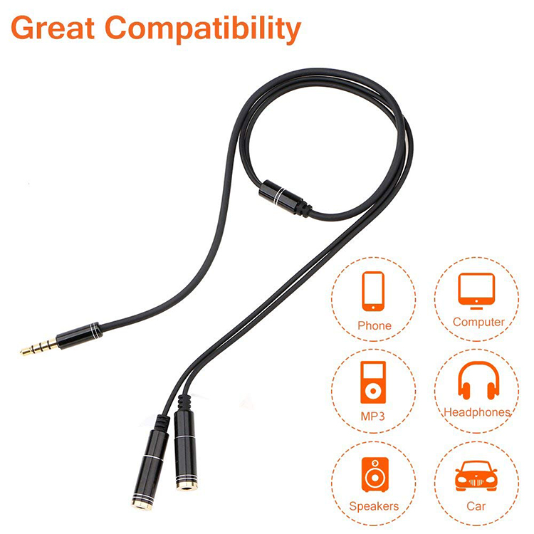 Divisor de Audio móvil Y con m - Earphone Splitter Jack reseña y precio