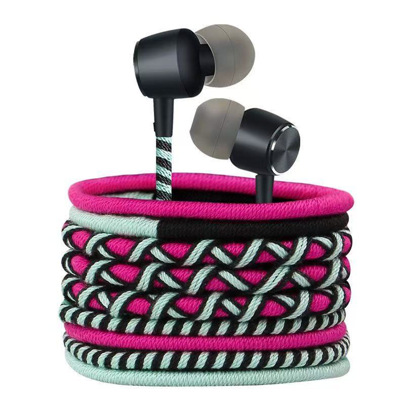 Auriculares con cable trenzado - Wired Earphone Mic reseña y precio