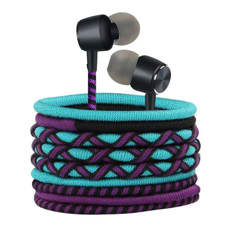 Auriculares con cable trenzado - Wired Earphone Mic reseña y precio